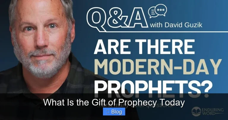 What Is the Gift of Prophecy Today