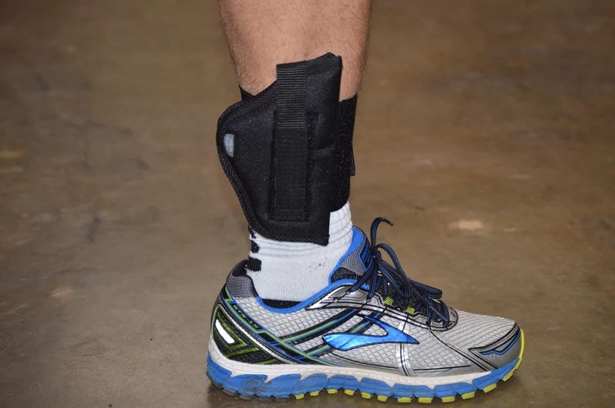 Bulldog Ankle Holster for Compact Semi-Auto Pistols Fits 2.5 to 3.75 I