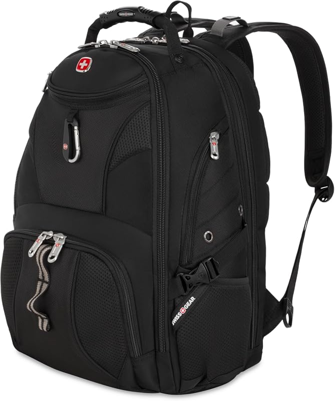 SWISSGEAR 1900 ScanSmart Laptop Backpack, 31L TSA-Friendly Design with