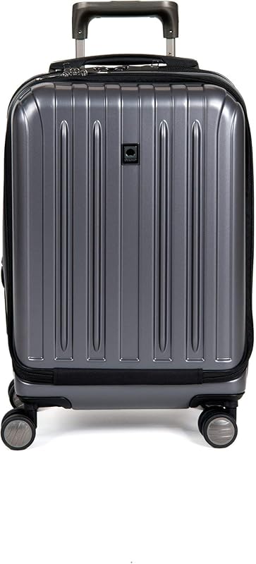 DELSEY PARIS Titanium Hardside Expandable Luggage, 19 Inch Carry-On Sp