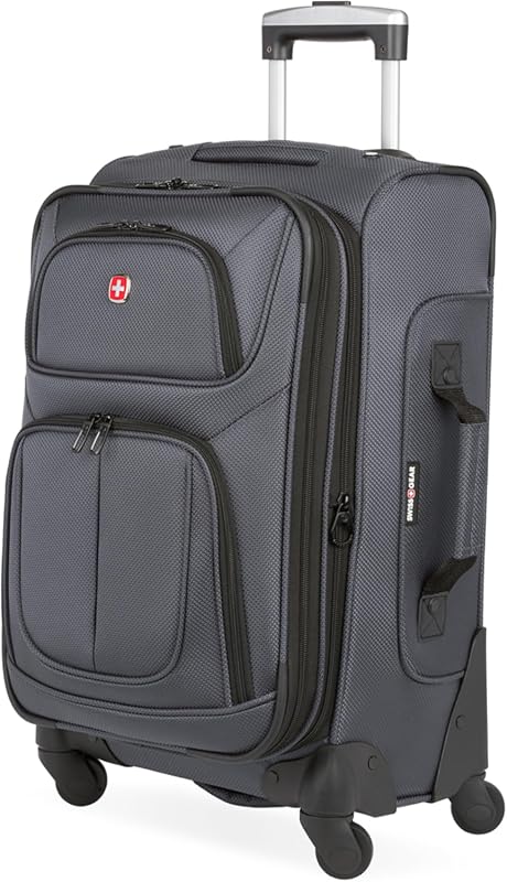 SWISSGEAR Sion Softside Expandable 22-Inch Carry-On Spinner Luggage, L