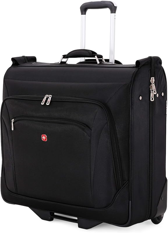 SwissGear 7895 Premium 24-Inch Rolling Garment Bag with Hanging Featur