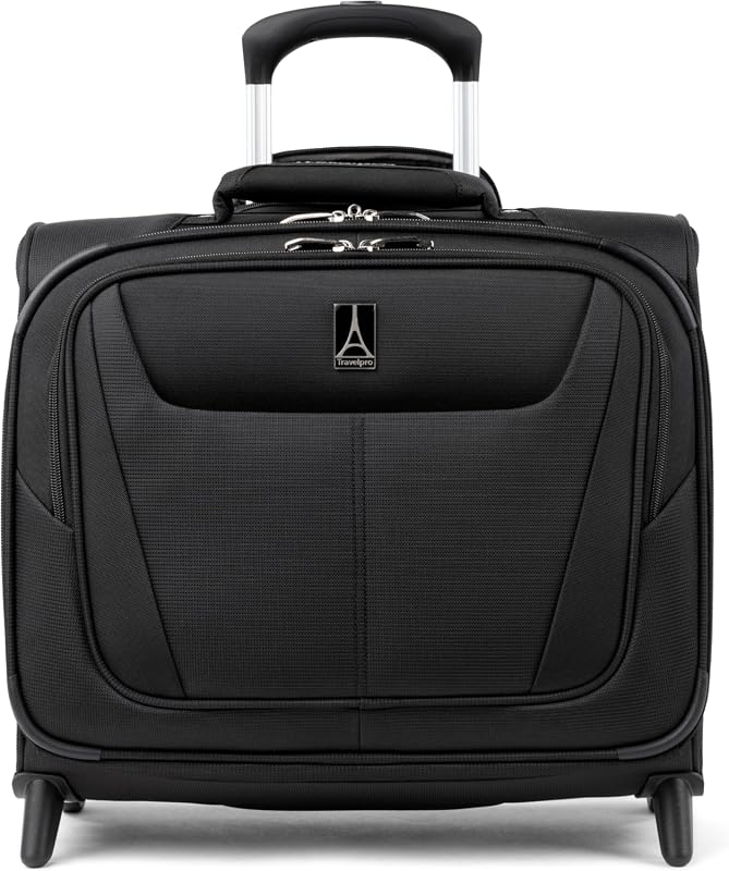 Travelpro Maxlite 5 Softside Rolling Underseat Tote, Lightweight 14-In