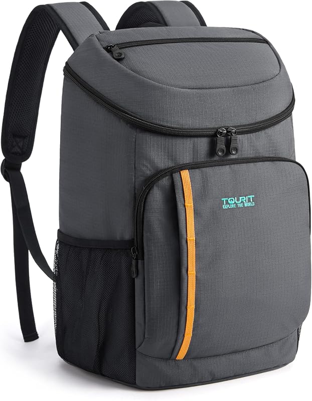 TOURIT Insulated Cooler Backpack, 30 Can Leakproof Lightweight Bag for