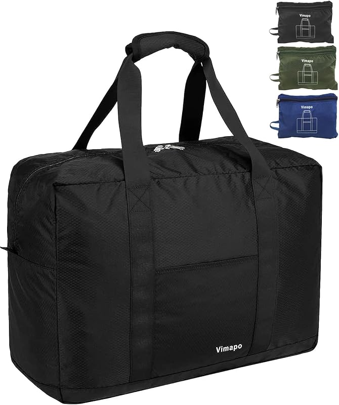 40L Foldable Travel Duffle Bag, Lightweight Packable Weekend Overnight