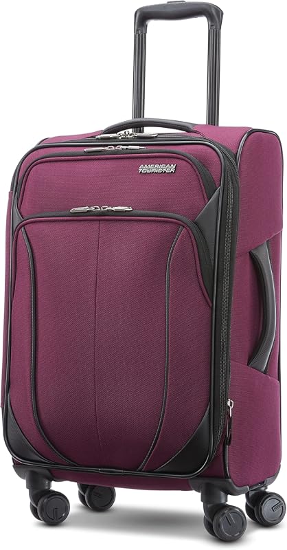 American Tourister 4 KIX 2.0 Expandable Softside Carry-On Luggage, 20-