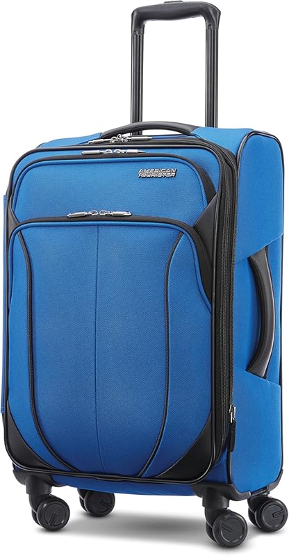 American Tourister 4 KIX 2.0 Expandable Softside Luggage with Smooth S