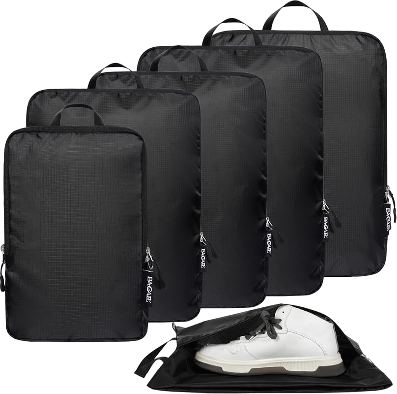 BAGAIL 6-Piece Compression Packing Cubes