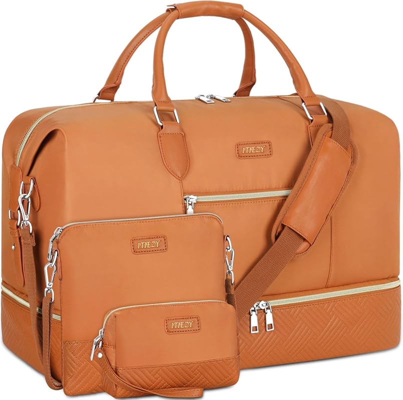 ITIEZY 21.5-Inch Large Weekender Travel Duffel Bag Set