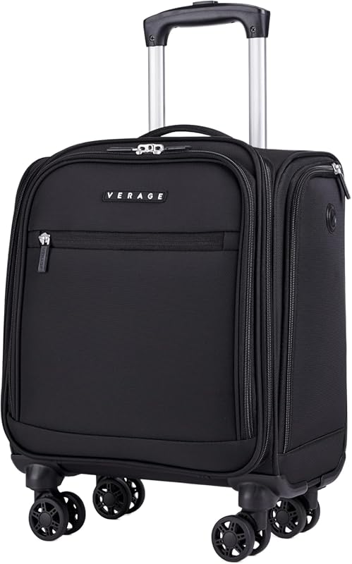Verage 14.5-Inch Underseat Spinner Carry-On Luggage, Lightweight Softs