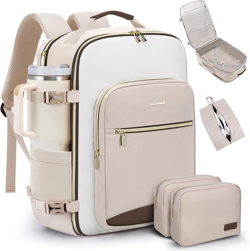 LOVEVOOK 40L TSA Approved Travel Backpack with Laptop Compartment and 