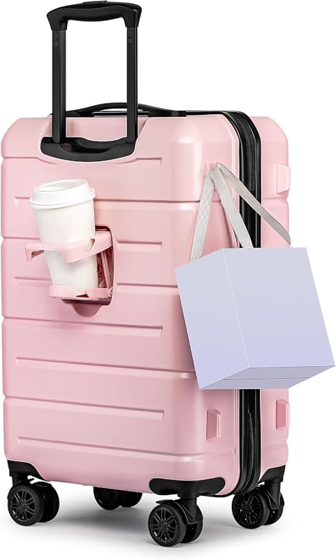 KYME 20 Inch Airline Approved Carry On Luggage with Spinner Wheels, Cu