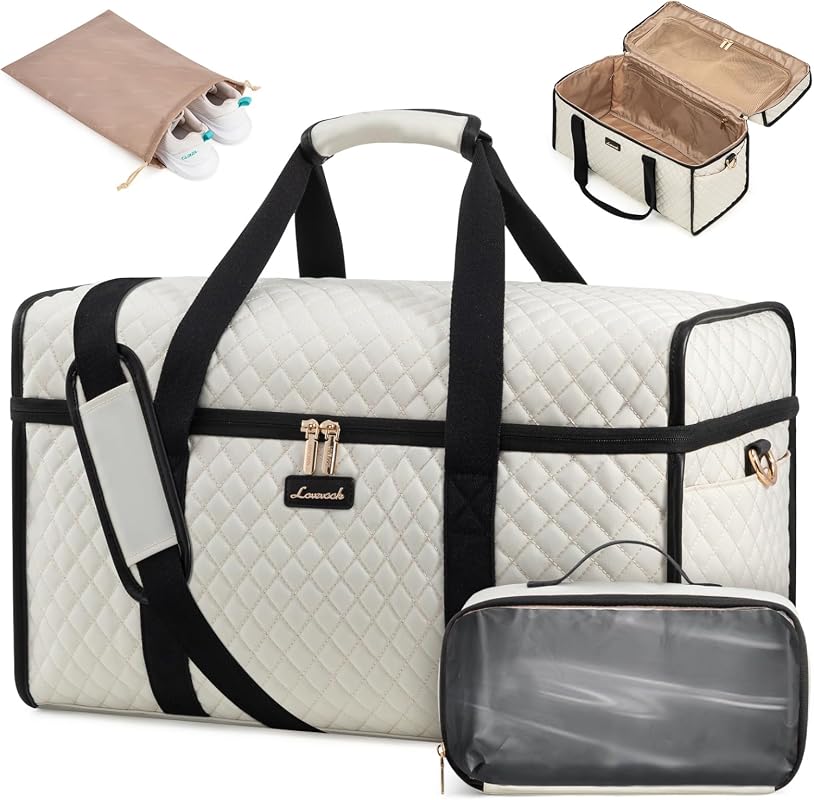 LOVEVOOK 3-Piece Travel Weekender and Overnight Duffel Bag Set with To