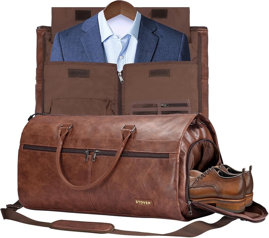 Garment Travel Duffle Bag, 2-in-1 Convertible Hanging Suit and Clothes