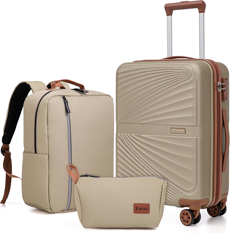 ABS 3-Piece Hardshell Luggage Set