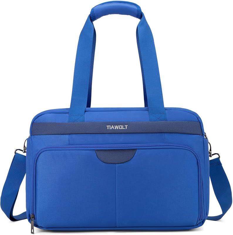 Versatile Underseat Carry-On Travel Duffel Bag with Shoulder Strap for