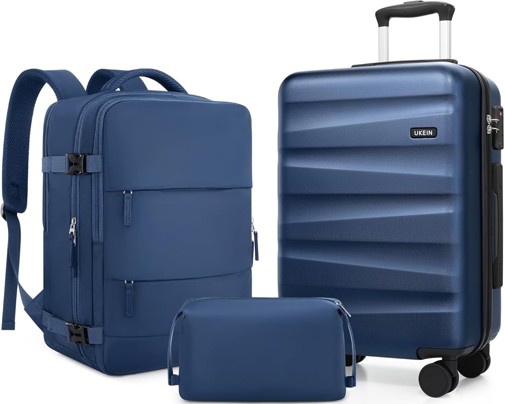 UKEIN 3-Piece Hardshell Luggage Set