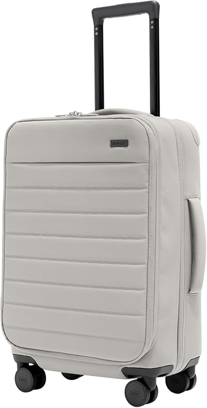 Away Softside Carry-On Luggage with 360° Spinner Wheels, Interior Comp