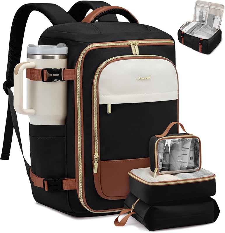 LOVEVOOK Travel Backpack, 17-Inch Laptop Carry On Flight Approved Bag 