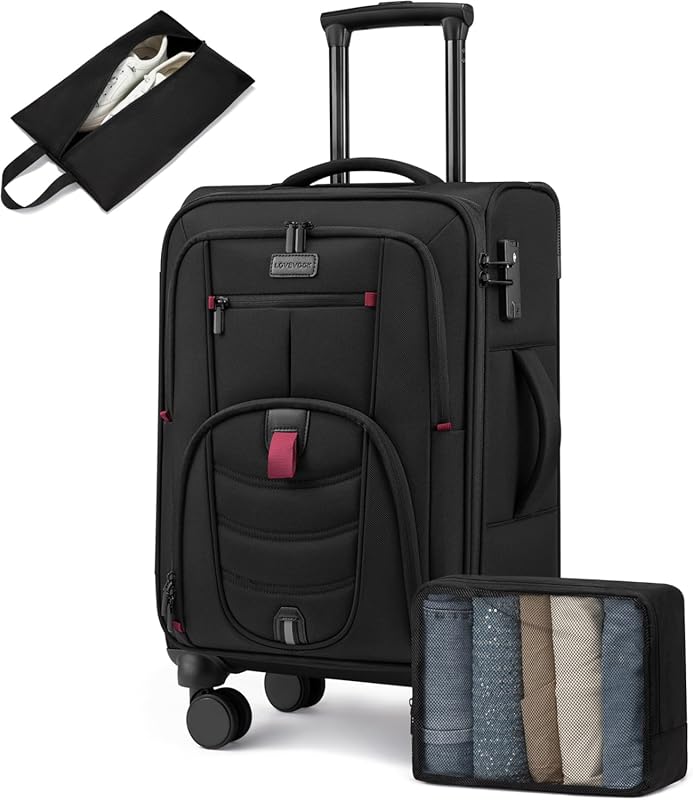 22x14x9 Carry-On Luggage with TSA Approved Lock and Spinner Wheels for