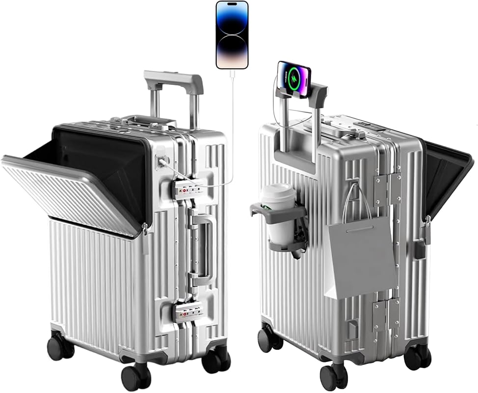 Expandable Polycarbonate Aluminum Carry-On