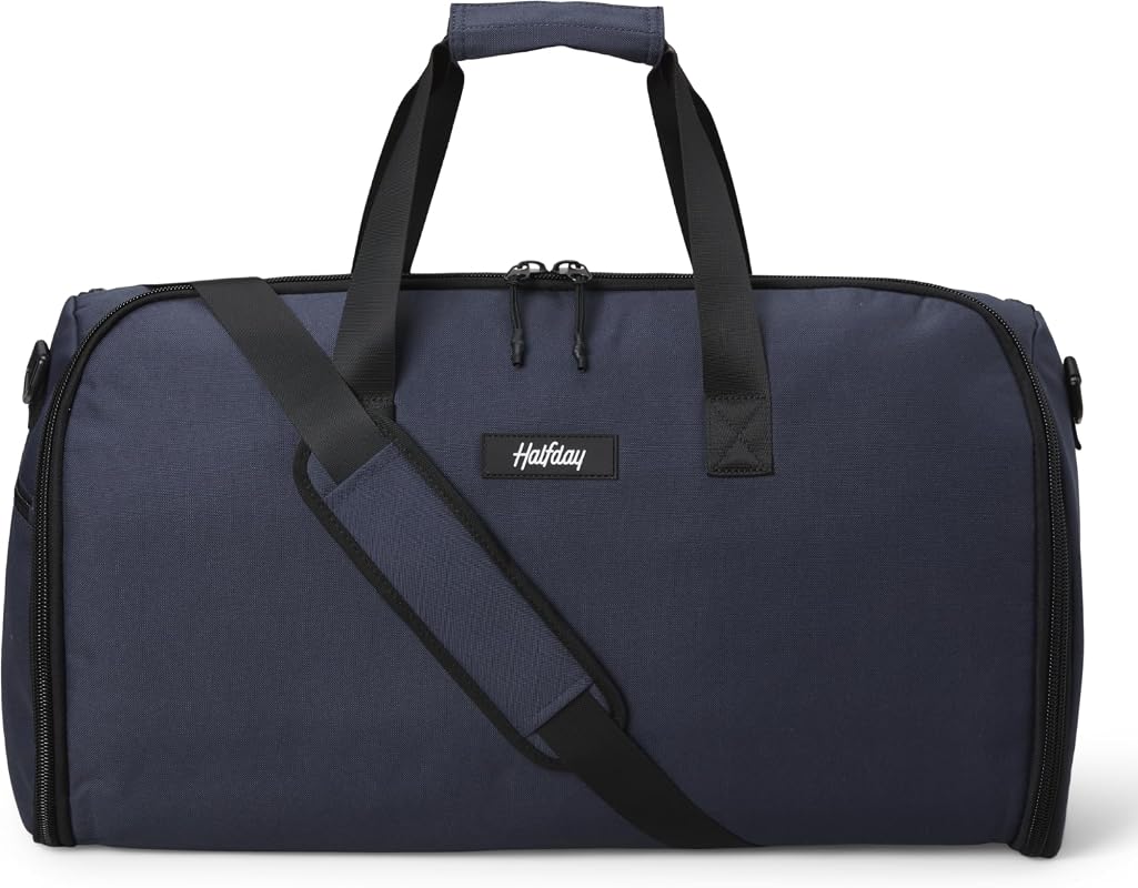 Halfday 45L Convertible 2-in-1 Garment Duffel Weekender Carry-On Bag, 