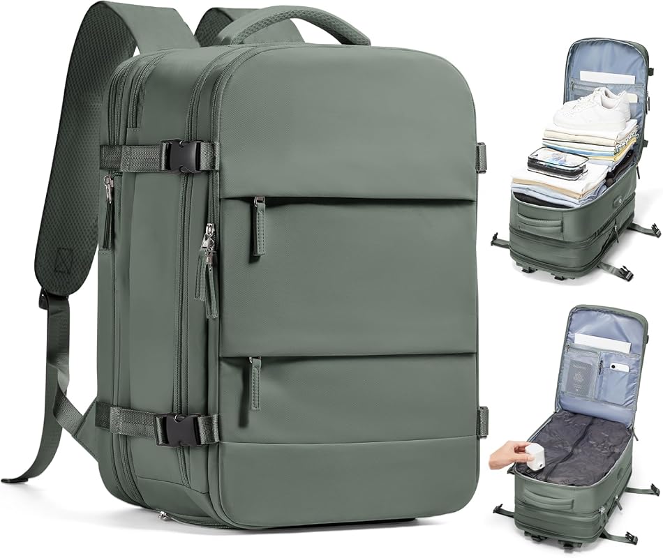 wepadre Expandable Vacuum Travel Backpack with Built-in Pump, Compress