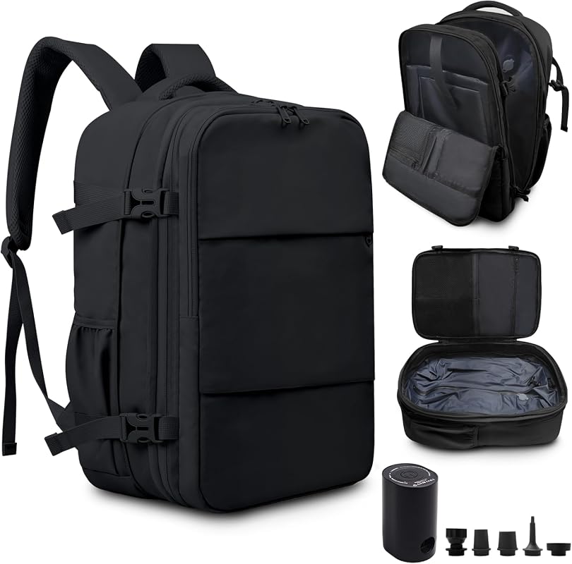 60L Waterproof Vacuum Compression Travel Backpack