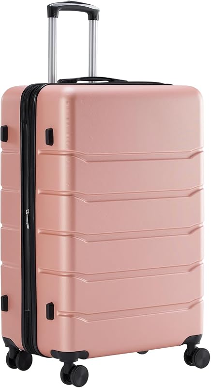 Sweetcrispy 20-Inch Expandable Hardside Carry-On Suitcase with Spinner