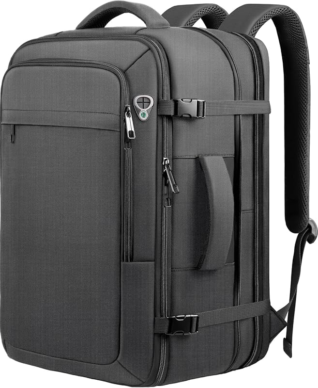 Durable Travel Carry-On Backpack for Laptops up to 17.3 Inches, Sleek 
