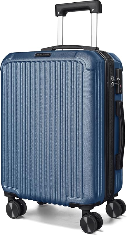 LIGHT FLIGHT 20 Inch Airline Approved Carry On Luggage with TSA Lock a