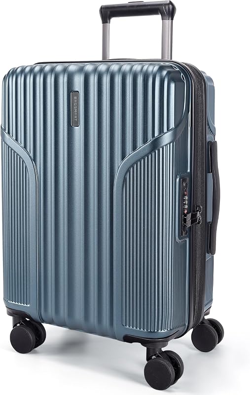BAGSMART 22x14x9 Airline Approved Expandable Carry On Luggage with Smo