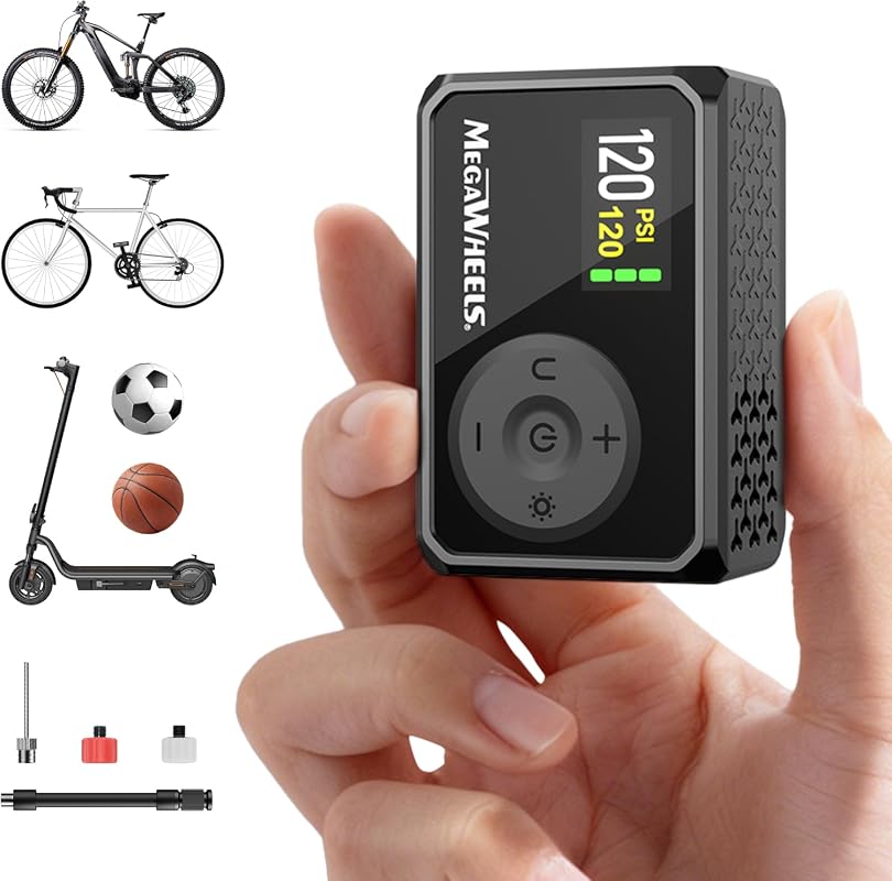 MEGAWHEELS Mini Electric Bike Pump