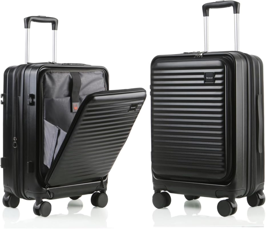 20 Inch Expandable Carry On Luggage, Lightweight Hard Shell Travel Sui