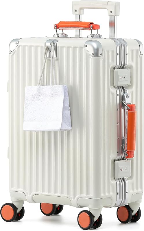 HotWay 20 Inch Hardside Carry On Luggage, Airline Approved Zipperless 