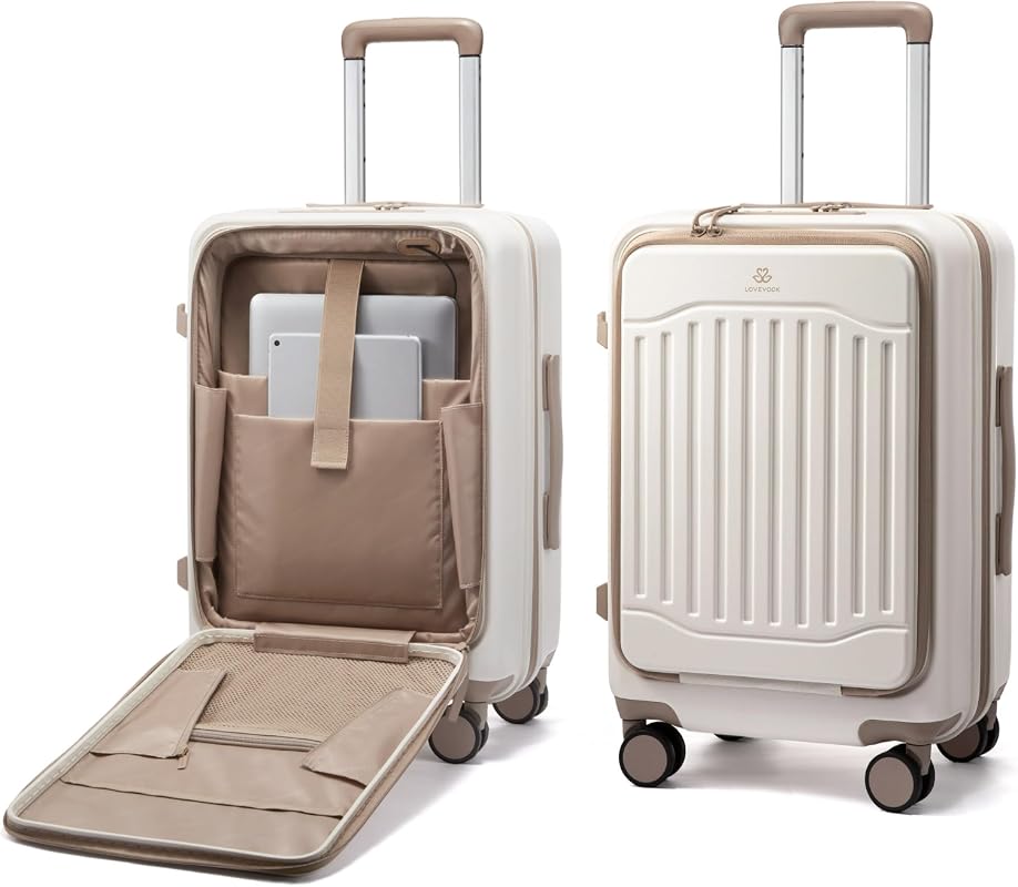 LOVEVOOK Expandable Hard Shell Suitcase