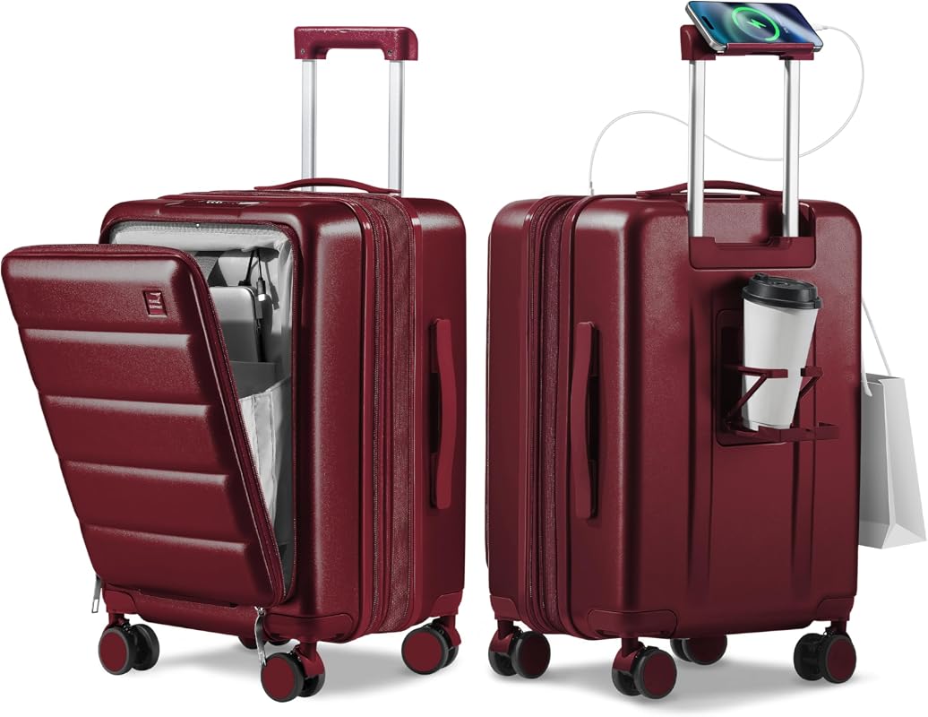 20-Inch Expandable Carry-On Luggage