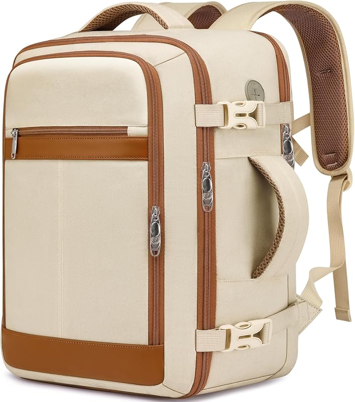 Airline Approved Travel Backpack for Women, 15.6-Inch Laptop Compartme