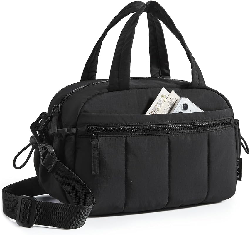 BAGSMART Travel Duffle Bag for Women, Weekender Carry On with Wet Pock