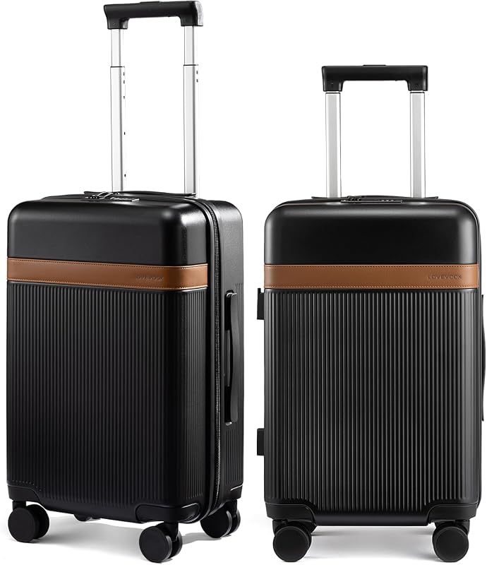 LOVEVOOK 22-Inch Hard Shell Carry-On Luggage