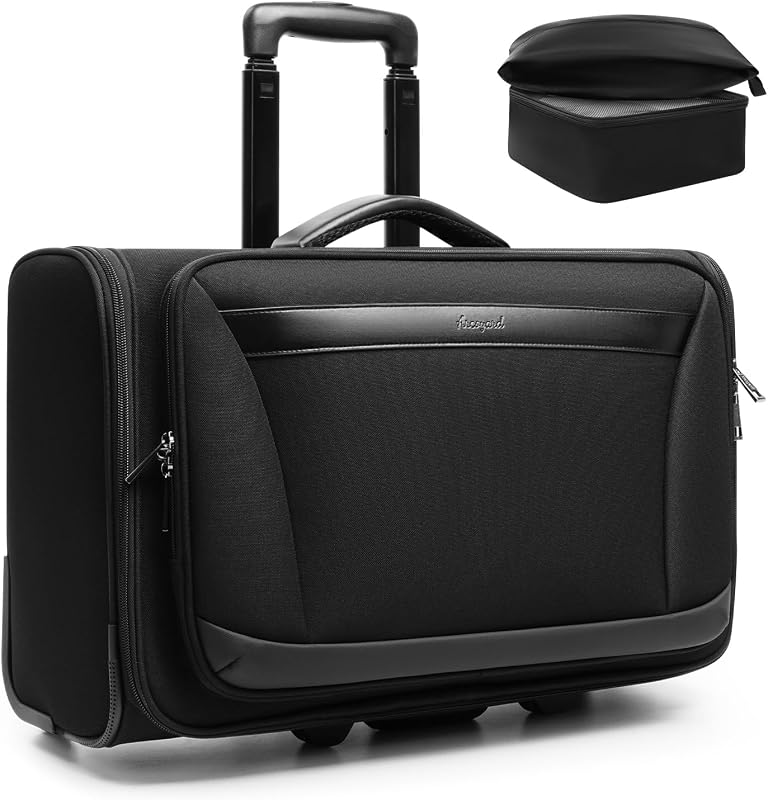 Arcoyard Rolling Garment Bag with Laptop Compartment and Packing Cubes