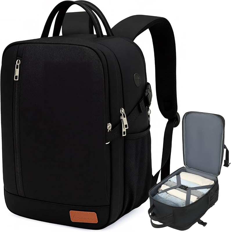 Lossga 30L Water-Resistant Travel Backpack, Flight Approved Carry On P