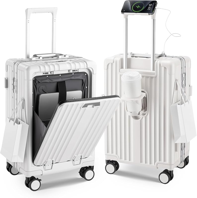 Aluminum Frame Front-Pocket Carry-On